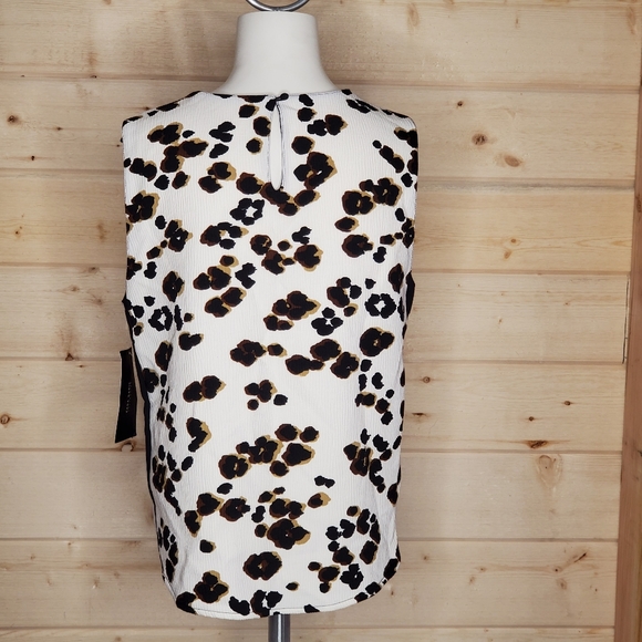 Zara sleeveless leppard print top size Medium - Picture 3 of 5